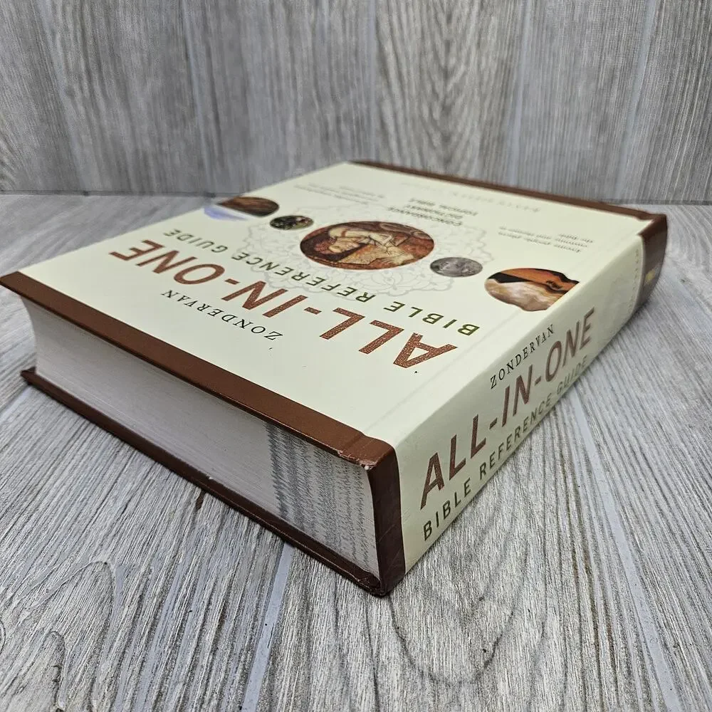 Zondervan All-In-One Bible Reference Guide Kevin Green Hardcover Concordance Top